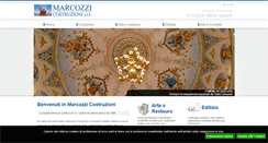 Desktop Screenshot of marcozzicostruzioni.it